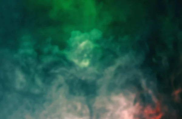 Foco Suave Imagem Abstrata Fumaça Colorida Fundo Escuro Textura Arte — Fotografia de Stock