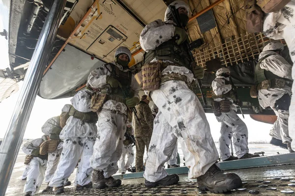 Zhytomyr Reg Oekraïne Dec 2018 Air Assault Divisies Van Afu — Stockfoto