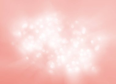 Tatiller ve tasarım konsepti. Arka plan. Mercan rengi yaşayan trendy bulanık bokeh ışıkları ile görüntü