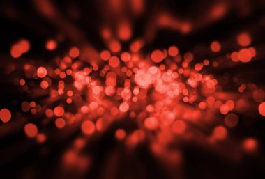 Tatiller ve tasarım konsepti. Arka plan. Mercan rengi yaşayan trendy bulanık bokeh ışıkları ile görüntü