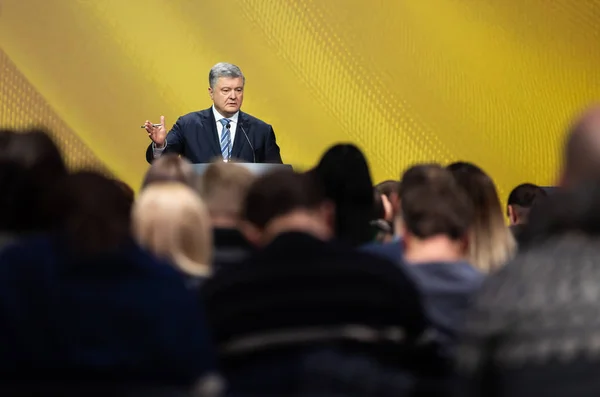 Kiev Oekraïne Dec 2018 President Van Oekraïne Petro Poroshenko Tijdens — Stockfoto