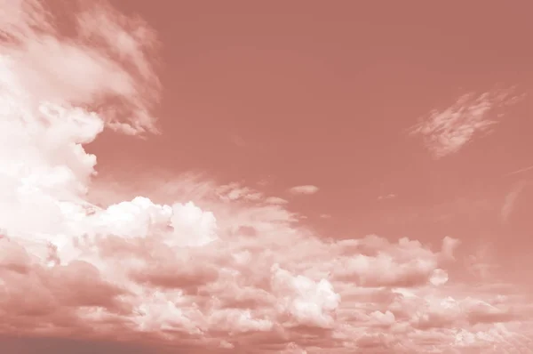 Fundo Natural Abstrato Com Nuvens Céu Bonito Com Nuvens Tonalidade — Fotografia de Stock