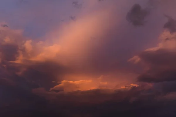 Doğal Arka Plan Bulutlar Ile Güzel Gökyüzü Bulutlu Gündoğumu Veya — Stok fotoğraf