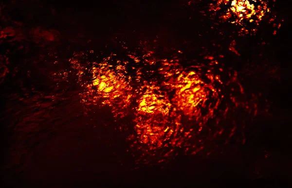 Абстрактний Фон Водою Темно Червоному Драматичному Тоні Краплі Води Бризки — стокове фото