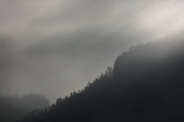 İsviçre Alpleri yakınındaki Davos, İsviçre