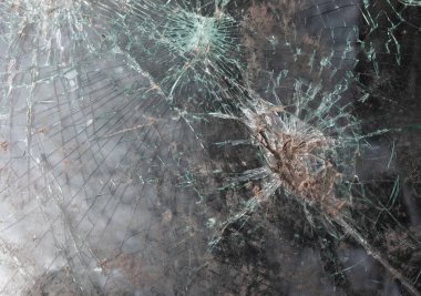 Kırık cam doku soyut resim