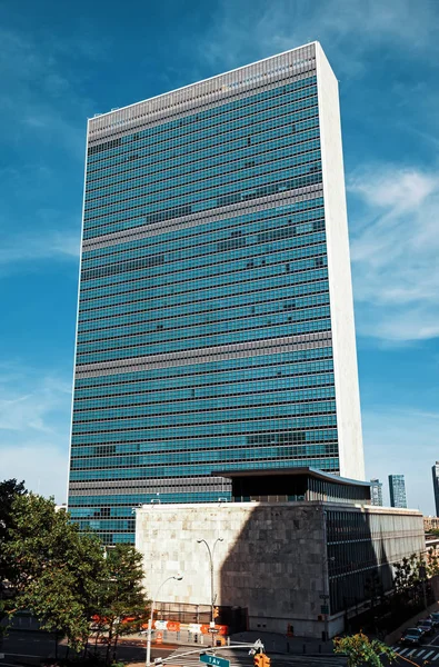 Organizacji Narodów Zjednoczonych w Nowym Jorku — Zdjęcie stockowe