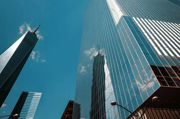 Сучасна архітектура Манхеттен — стокове фото