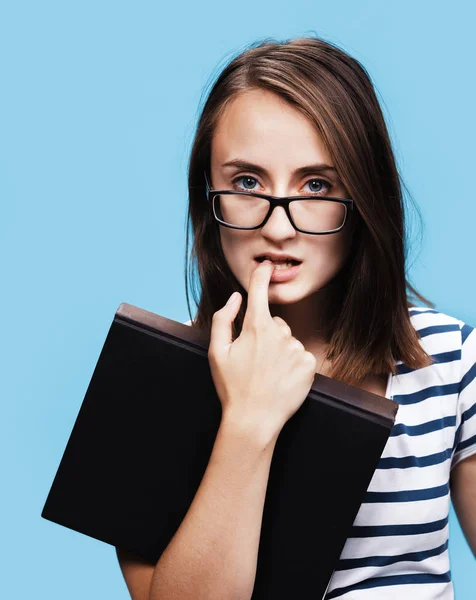 Student mit Büchern — Stockfoto