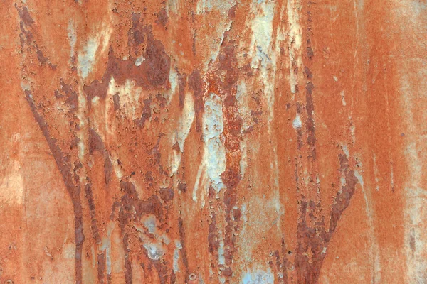 Stara farba na zardzewiałe ściany — Zdjęcie stockowe