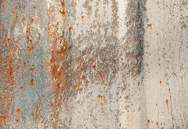 Gammal färg på rostig vägg — Stockfoto