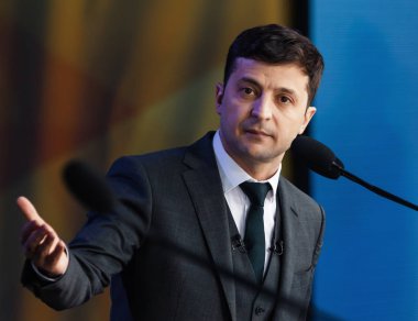 Ukrayna Vladimir Zelensky yeni seçilen Cumhurbaşkanı