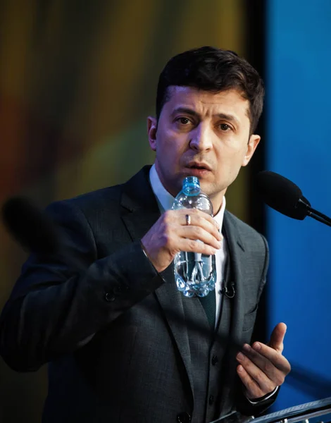 Appena eletto Presidente dell'Ucraina Vladimir Zelensky — Foto Stock