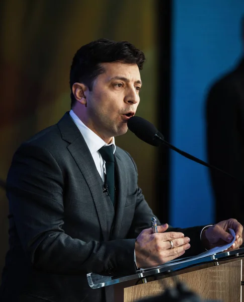 Nyvalde president i Ukraina Vladimir Zelensky — Stockfoto