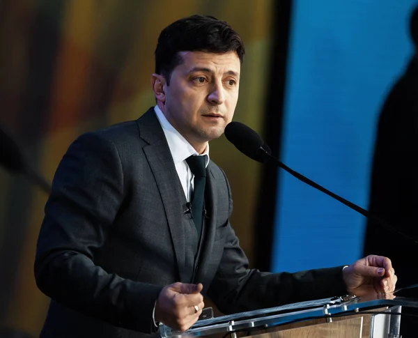 Nowo wybrany prezydent Ukrainy Vladimir Zelensky — Zdjęcie stockowe