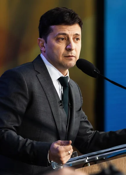 Appena eletto Presidente dell'Ucraina Vladimir Zelensky — Foto Stock