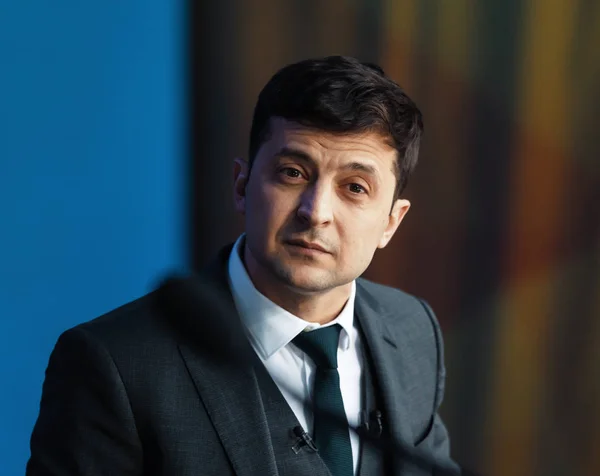 Presidente recentemente eleito da Ucrânia Vladimir Zelensky — Fotografia de Stock