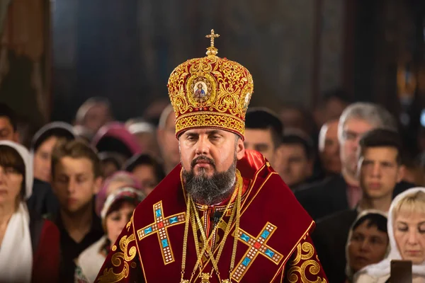 Primaz da Igreja Ortodoxa Ucraniana Epifaniy — Fotografia de Stock