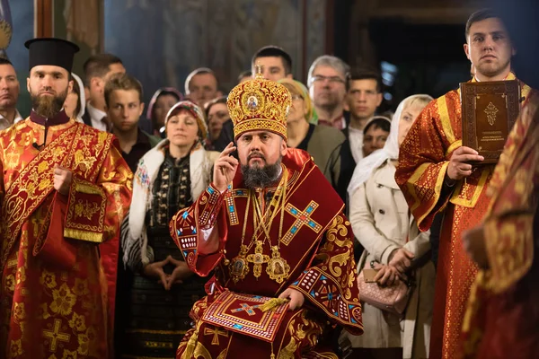 Primaz da Igreja Ortodoxa Ucraniana Epifaniy — Fotografia de Stock