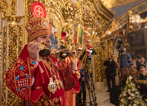 Primaz da Igreja Ortodoxa Ucraniana Epifaniy — Fotografia de Stock