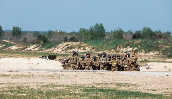 Utbildning centrerar av den statliga gränsa som är tjänste-av Ukraina — Stockfoto