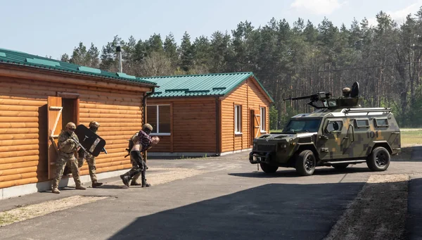 Ukrayna Devlet Sınır Servisi Eğitim Merkezi — Stok fotoğraf