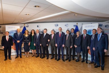 Avrupa Birliği genel merkezinde Avrupa Birliği liderleri toplantısı