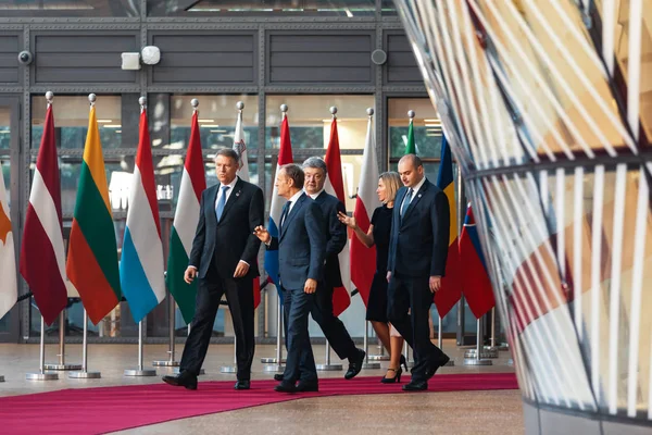 Συνάντηση των ηγετών της ΕΕ στην έδρα της ΕΕ — Φωτογραφία Αρχείου