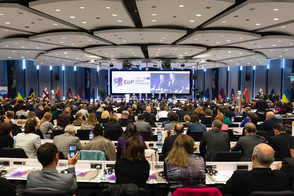 Reunión de los líderes de la UE en la sede de la UE —  Fotos de Stock