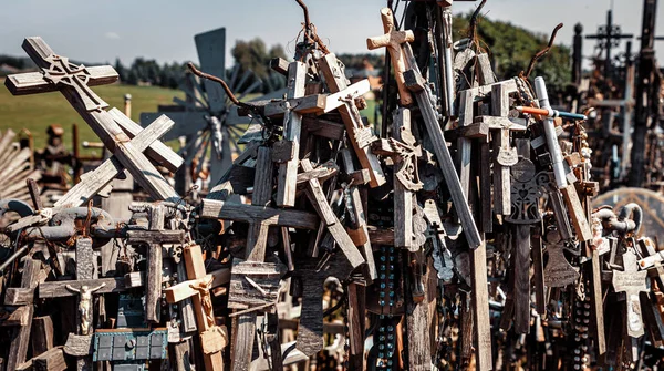 Hill of Crosses in Siauliai, Lithuania — Stock Photo, Image