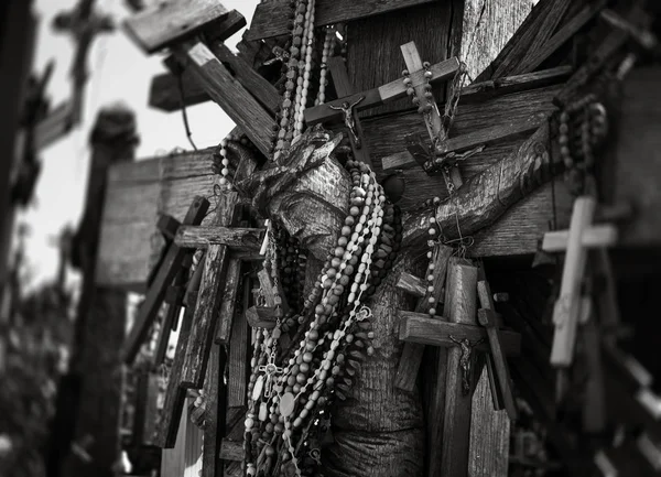 Colina de cruces en Siauliai, Lituania —  Fotos de Stock