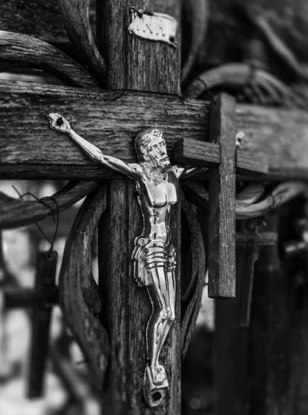 Hill of Crosses in Siauliai, Lithuania — Stock Photo, Image