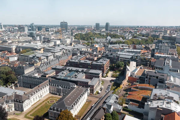 Daken en straten van Brussel — Stockfoto