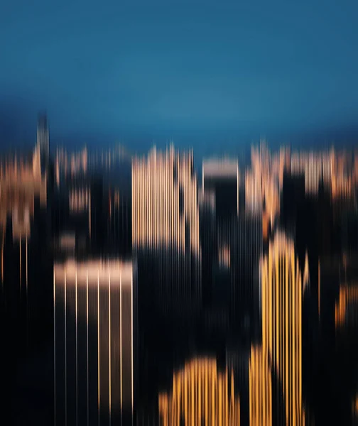 Imagen borrosa de Manhattan —  Fotos de Stock