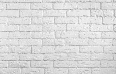 Beyaz tuğla duvar arkaplanı