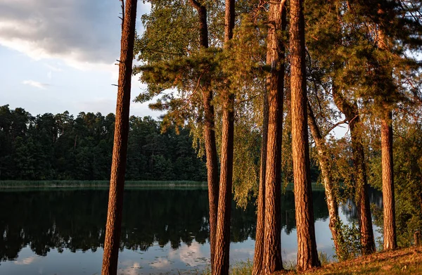 Biale lake in Augustow. Poland — Stock Photo, Image