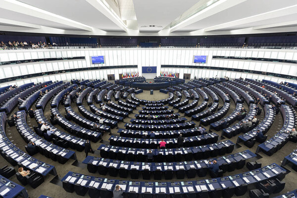 Plenary room of the European Parliament