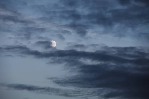 구름이 떠 있는 저녁 하늘 — 스톡 사진