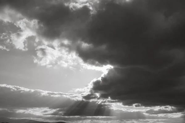 Nubes lluviosas cielo — Foto de Stock