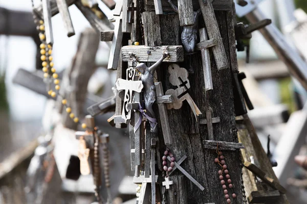 Hill of Crosses — Stock Photo, Image