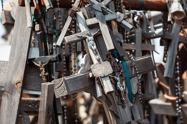 Hill of Crosses — Stock Photo, Image