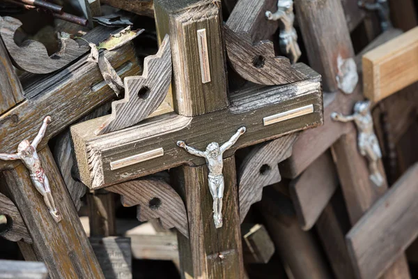 Hill of Crosses — Stock Photo, Image