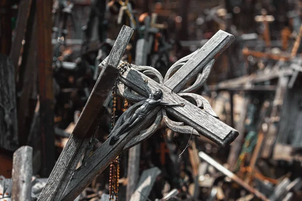 Hill of Crosses — Stock Photo, Image