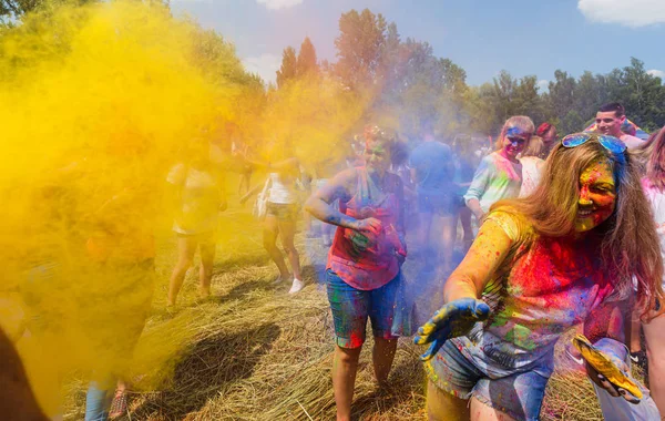 Festival av färger Colorfest — Stockfoto