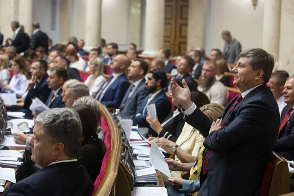 Sitzung der Werchowna rada der Ukraine — Stockfoto