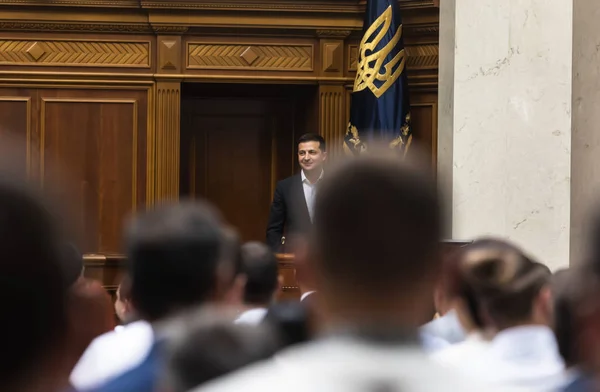 Prezydent Ukrainy Wołodymyr Zelensky — Zdjęcie stockowe