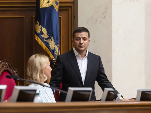 Presidente dell'Ucraina Volodymyr Zelensky — Foto Stock