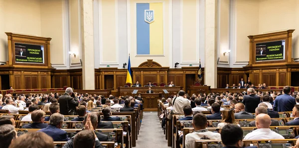 Presidente dell'Ucraina Volodymyr Zelensky — Foto Stock