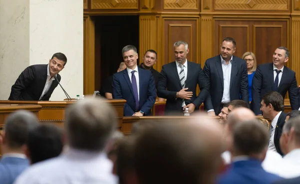 President van Oekraïne Volodymyr Zelensky — Stockfoto