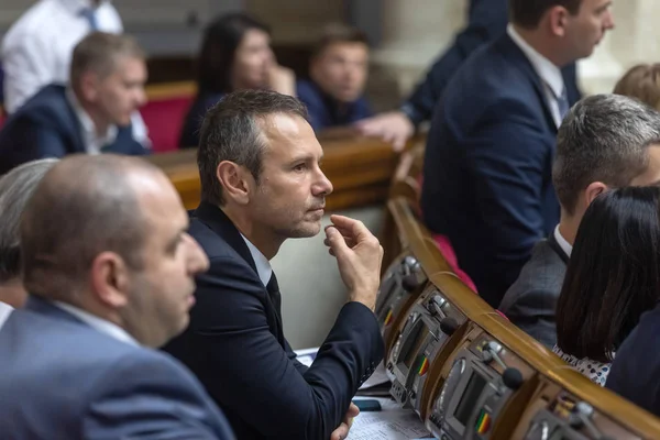 Верховна Рада України дев'ятого скликання — стокове фото